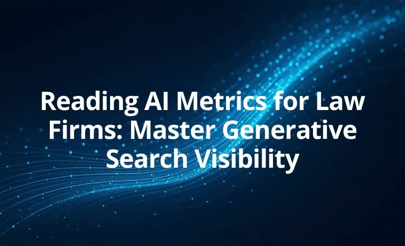 Reading AI Metrics for Law Firms: Master Generative Search Visibility